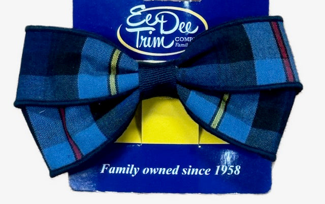 PLAID 41 BUTTERFLY BOW