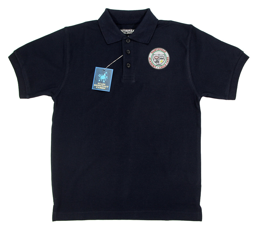 SAINTSVILLE PRE-K & UP SHORT SLEEVE POLO