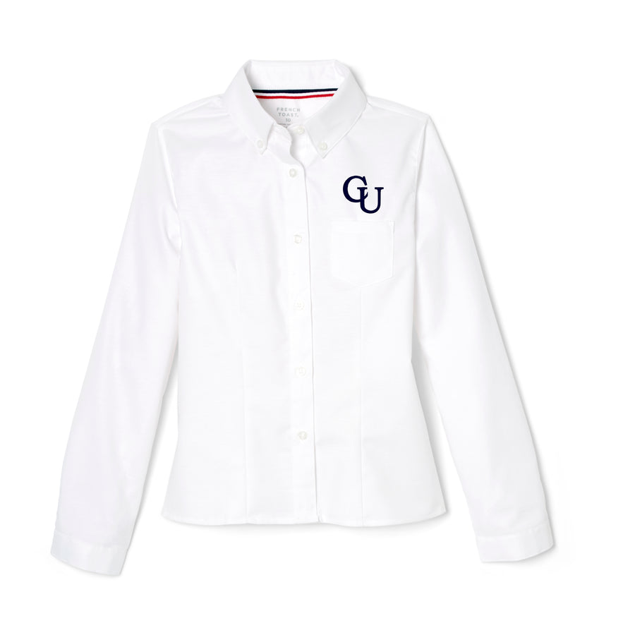 CU LONG SLEEVE FITTED OXFORD