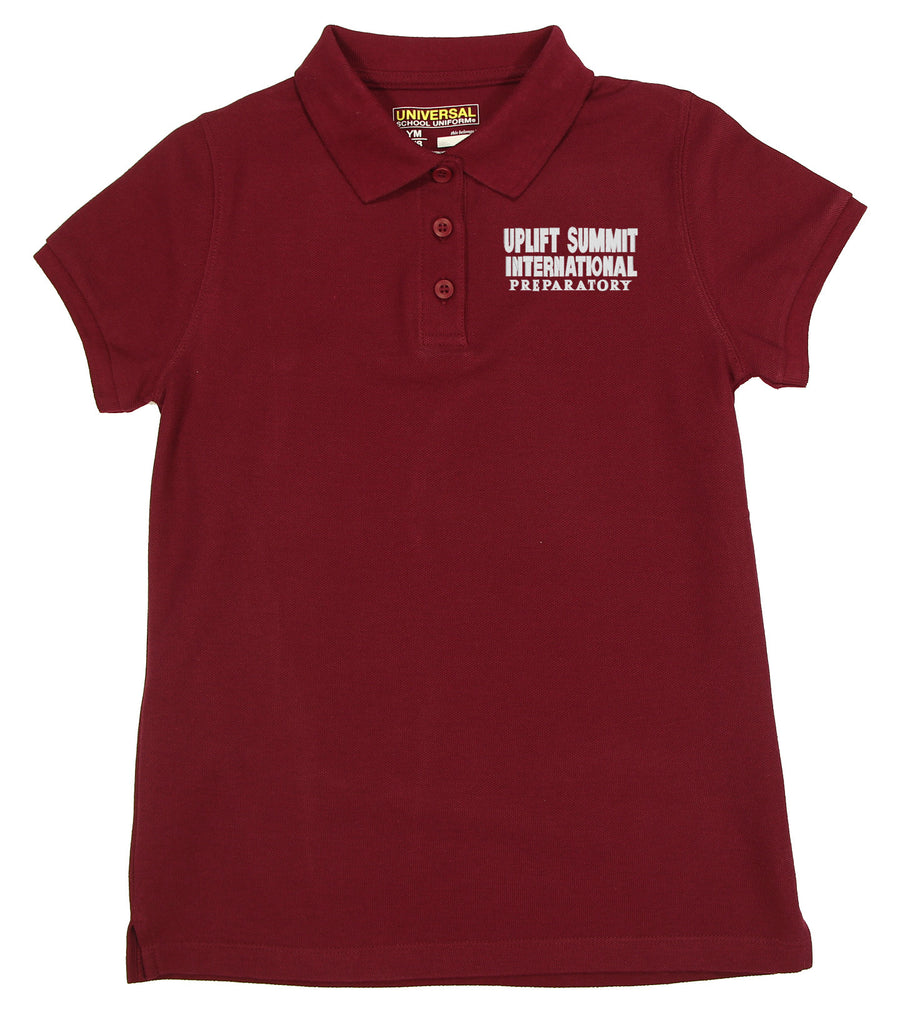 UPLIFT SUMMIT FITTED POLO SHIRT- GIRL