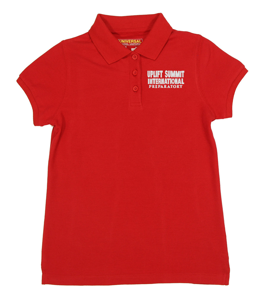 UPLIFT SUMMIT FITTED POLO SHIRT- GIRL