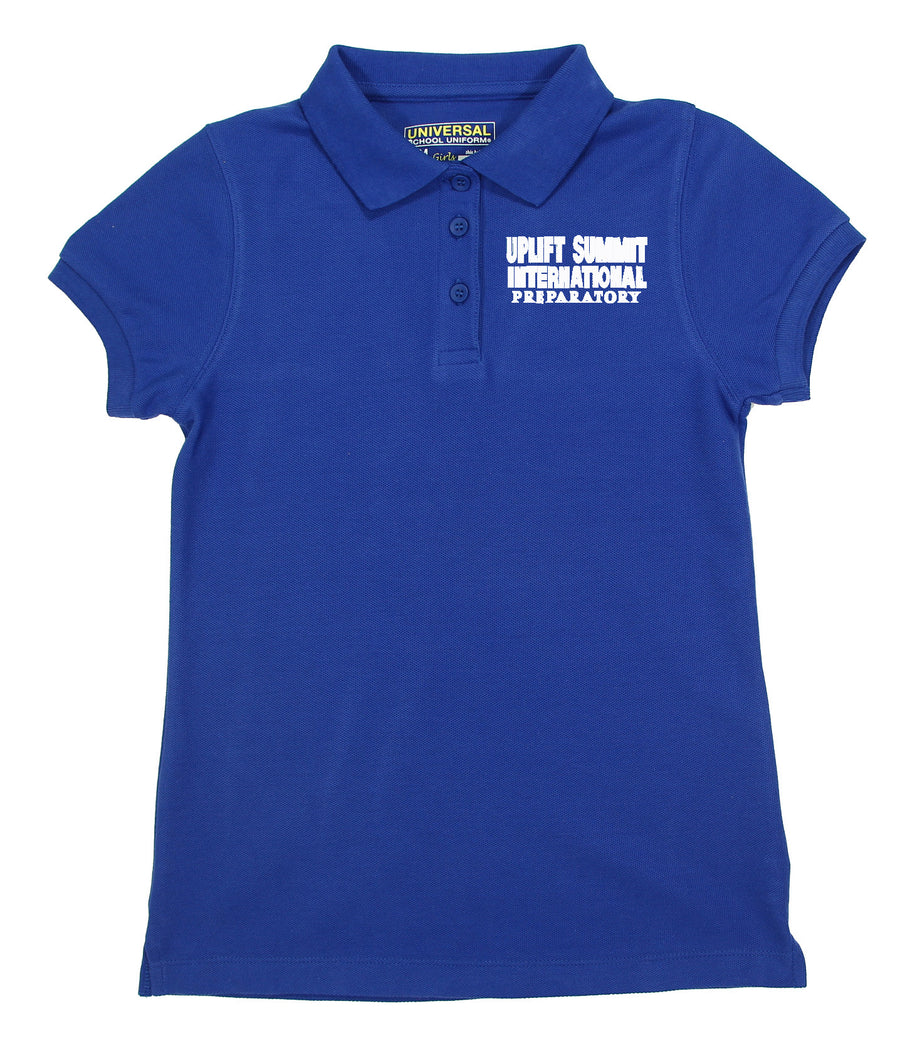 UPLIFT SUMMIT FITTED POLO SHIRT- GIRL